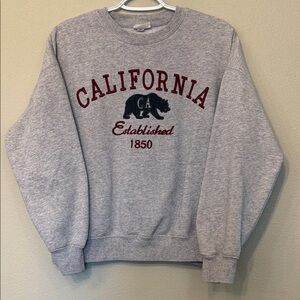 Reflex Gray California Bear Sweatshirt